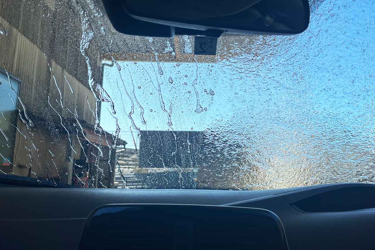 驚きの撥水効果