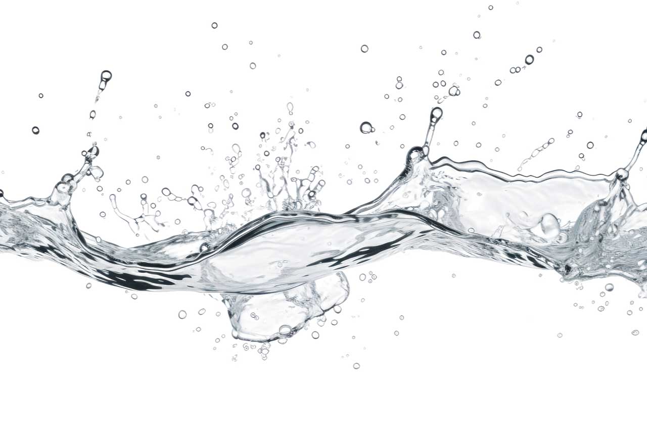 不純物を取り除いた純水仕上げ