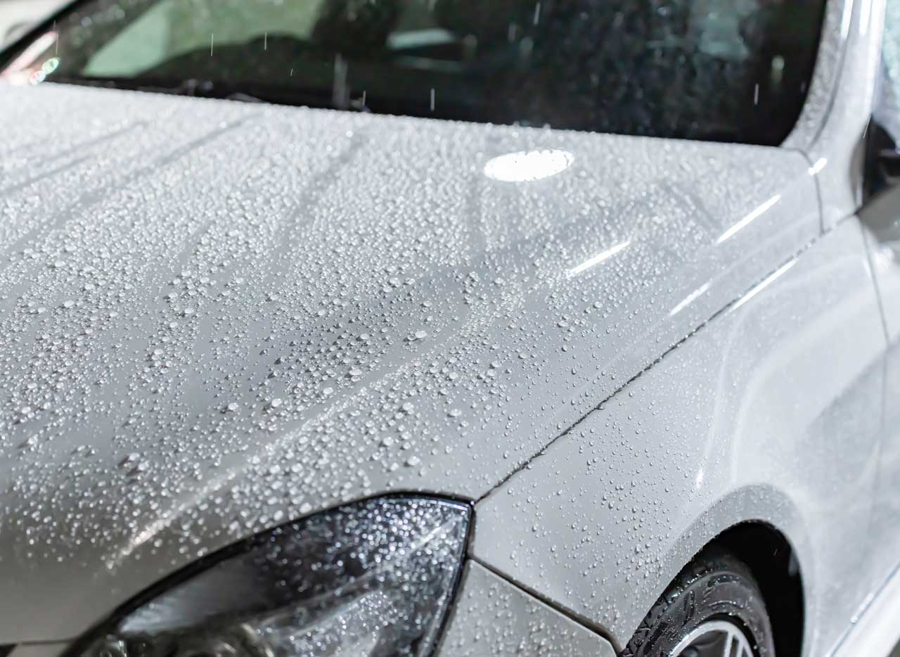 新車のような撥水感